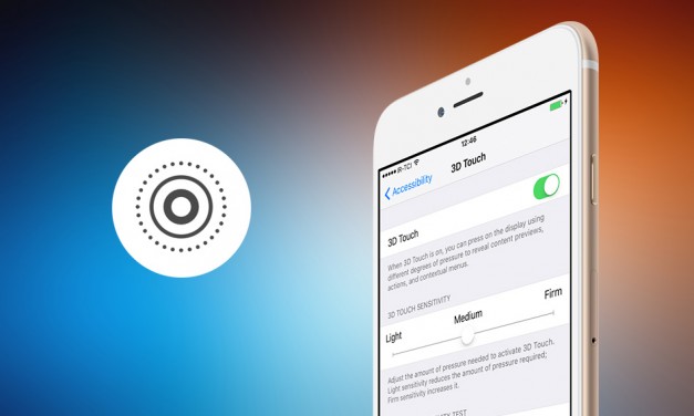 تنظیمات لمس سه بعدی در آیفون ۶ اس