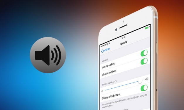تنظیمات صدا در آیفون و آیپد