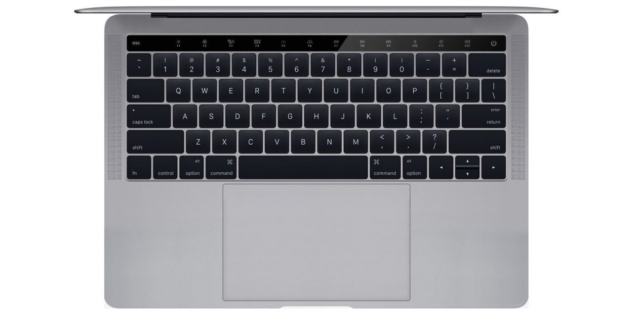 کانسپتی از مک بوک پرو با نوار لمسی OLED