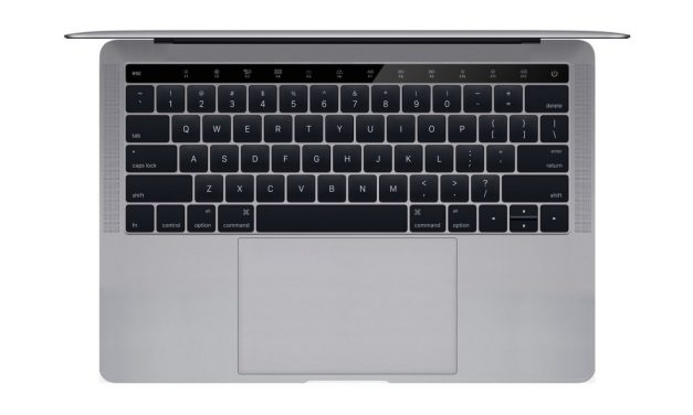 کانسپتی از مک بوک پرو با نوار لمسی OLED