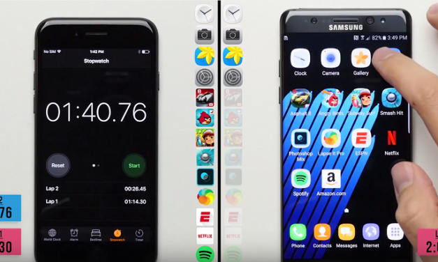 نوت ۷ به گرد پای آیفون ۷ هم نمی رسد!