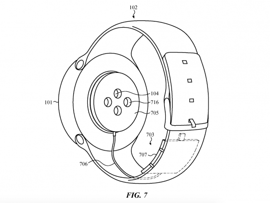 اپل اختراع جدید خود که یک سخت افزار برقی پوشیدنی است را ثبت کرد که می تواند در داخل بند اپل واچ جای گیرد