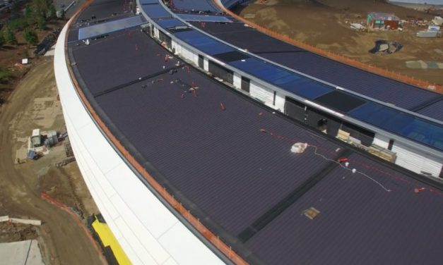 عکس های هوایی اپل پارک خبر از اتمام پروژه مجموعه HQ می دهد