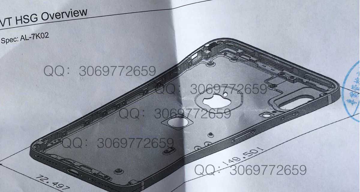 شماتیکی دیگر از آیفون 8