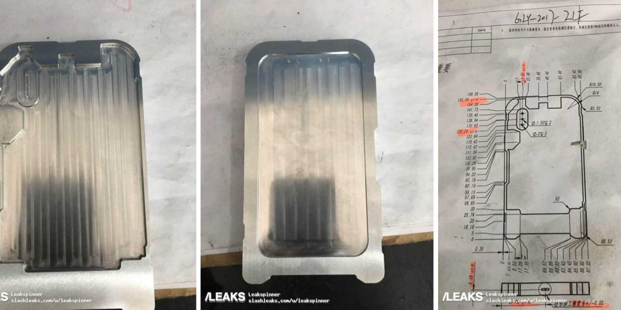 تصاویر فاش شده از قالب آیفون 8