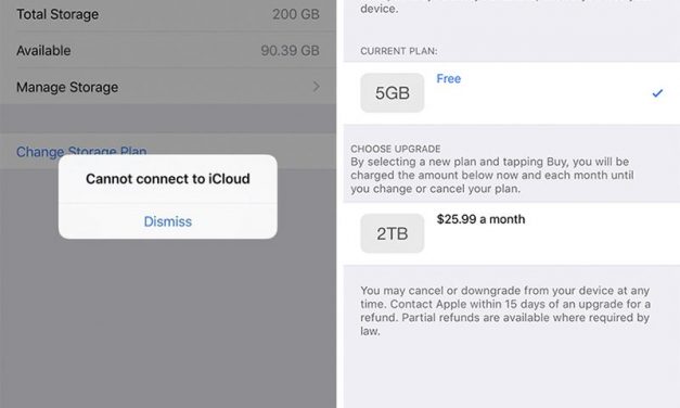 ارسال اشتباهی ایمیل های لغو اشتراک آیکلود