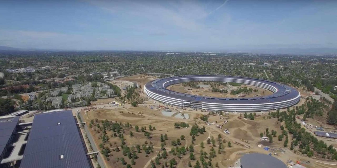 جدیدترین تصاویر هوایی از اپل پارک