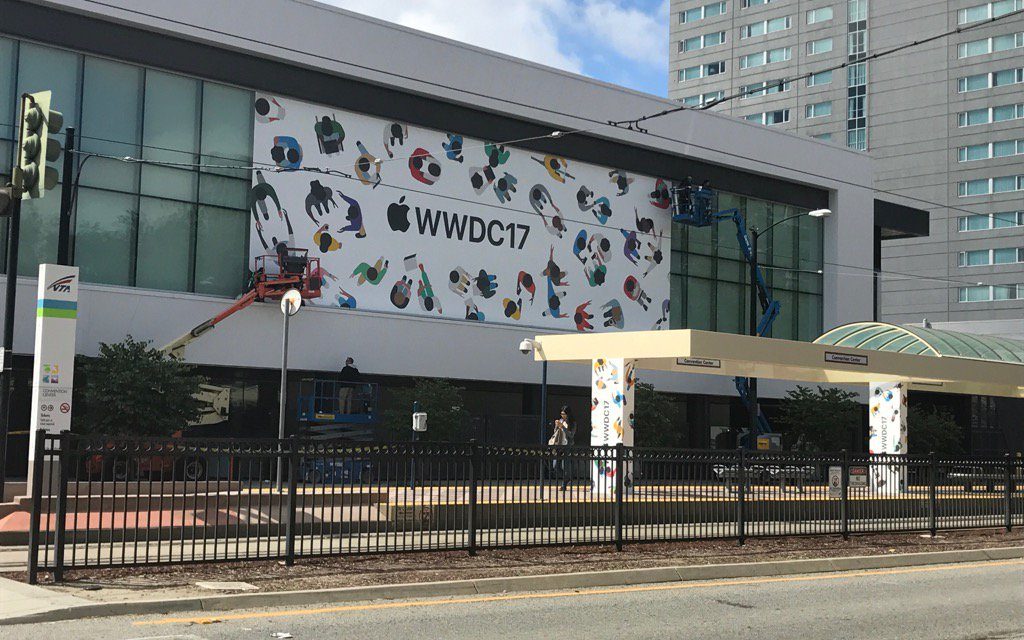 شروع تزئینات مرکز همایش های مک ارنی برای WWDC17