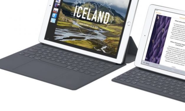 تصاویر مفهومی از کیبورد هوشمند مجهز به ترکپد در کنار آیپد پرو 2
