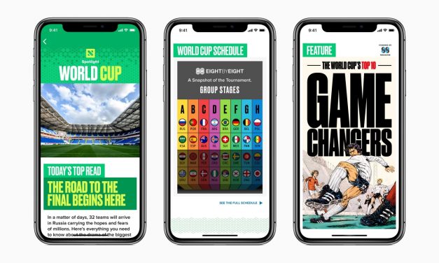 اپل اعلام کرده که مسابقات جام جهانی ۲۰۱۸ را پوشش می دهد