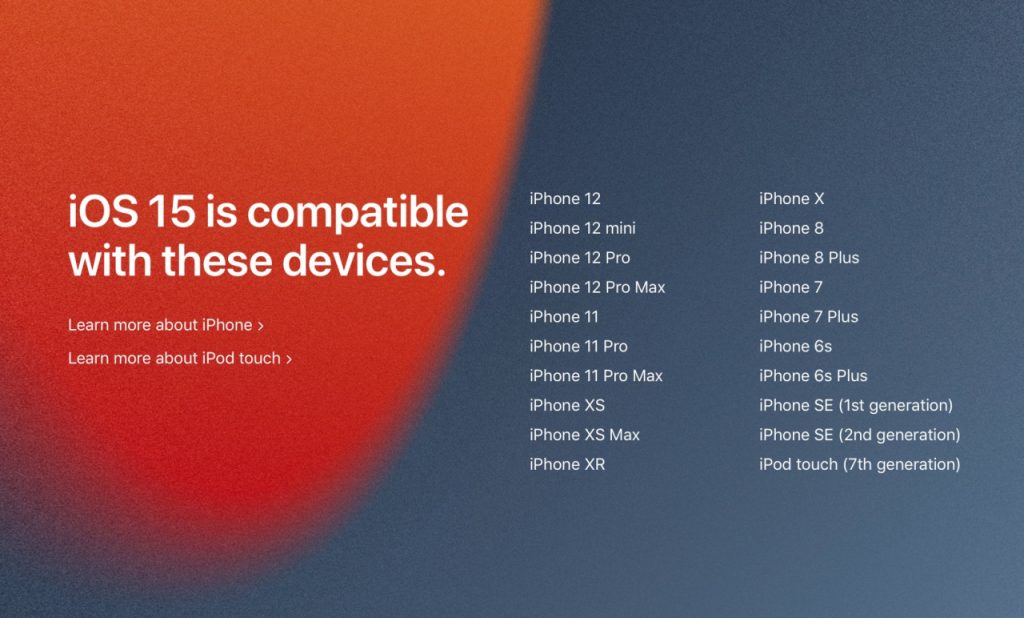 iOS 15_compatibility