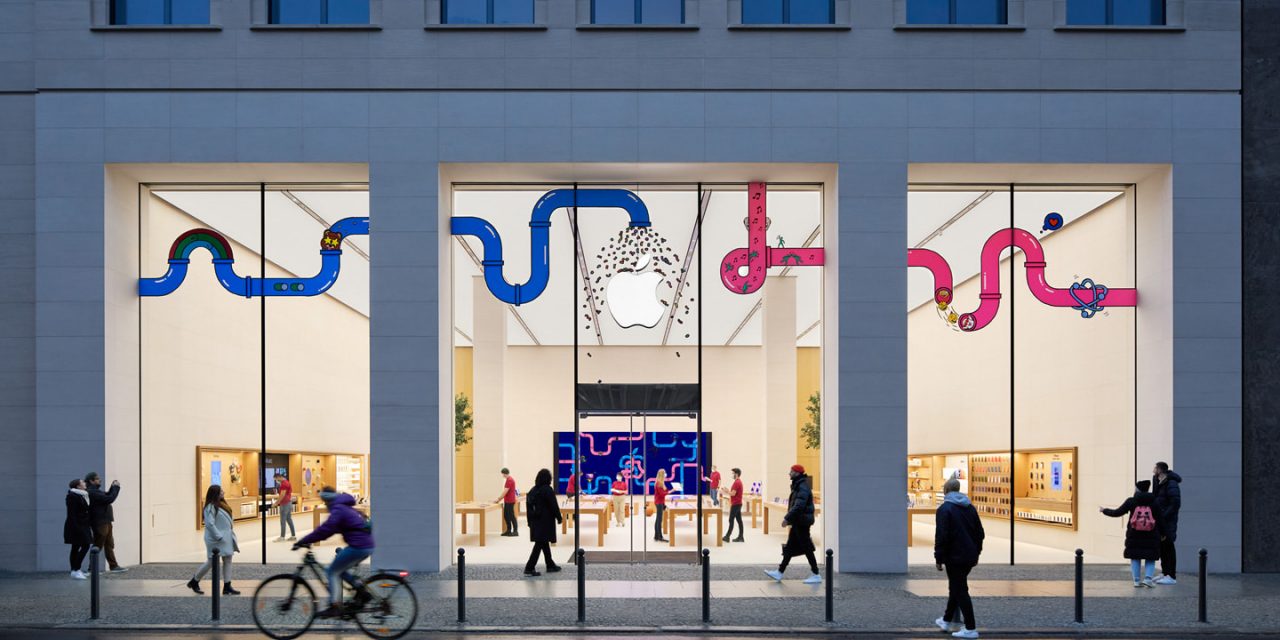 اپل استور Apple Rosenthaler Straße که به تازگی در برلین افتتاح شده است
