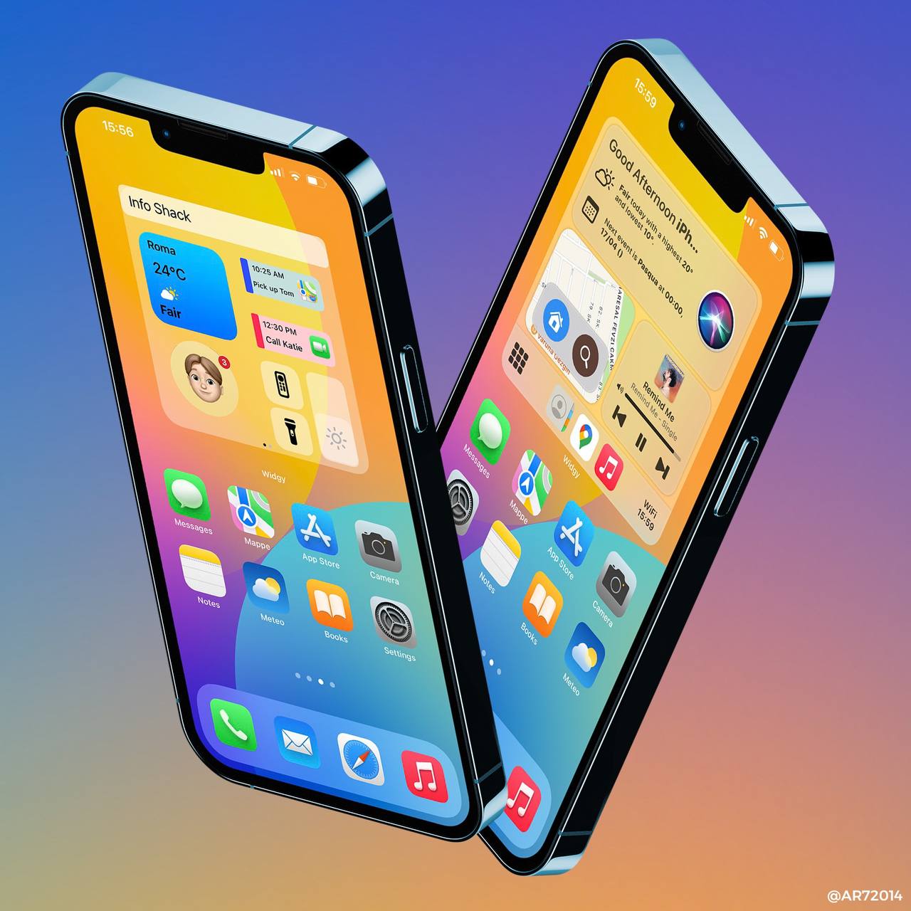 Preview iOS16 Concept v7 Wallpaper