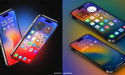 والپیپر آیفون (Fusion ، Blurred Colors ، Apple Christmas Gift)